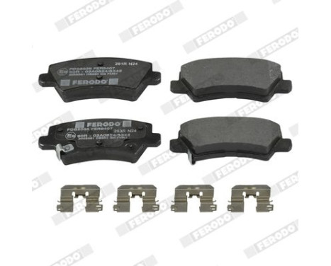 Brake pad set, disc brake FDB5036 Ferodo, Image 2