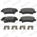 Brake pad set, disc brake FDB5036 Ferodo, Thumbnail 2