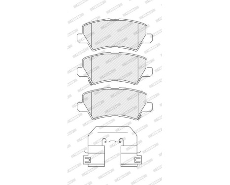 Brake pad set, disc brake FDB5036 Ferodo, Image 2