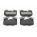 Brake pad set, disc brake FDB5055 Ferodo