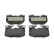 Brake pad set, disc brake FDB5055 Ferodo