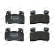 Brake pad set, disc brake FDB5058 Ferodo, Thumbnail 3