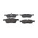 Brake pad set, disc brake FDB5060 Ferodo
