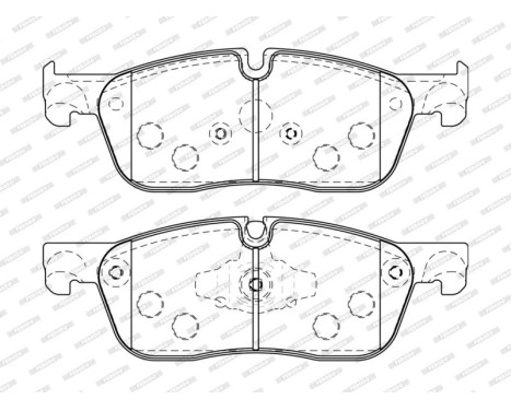 Brake pad set, disc brake FDB5060 Ferodo, Image 2