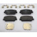 Brake pad set, disc brake FDB5099 Ferodo