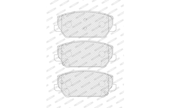 Brake pad set, disc brake FDB5099 Ferodo, Image 2
