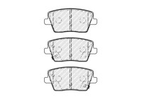 Brake pad set, disc brake FDB5100 Ferodo