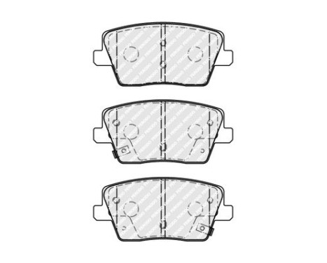 Brake pad set, disc brake FDB5100 Ferodo