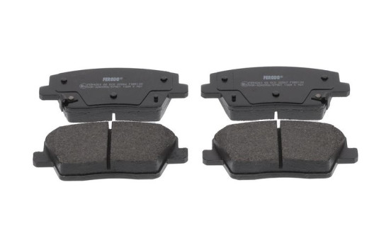 Brake pad set, disc brake FDB5100 Ferodo