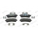 Brake pad set, disc brake FDB5108 Ferodo, Thumbnail 2