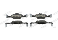 Brake pad set, disc brake FDB5114 Ferodo