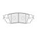 Brake pad set, disc brake FDB5122 Ferodo, Thumbnail 2