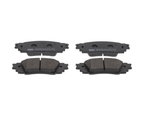 Brake pad set, disc brake FDB5122 Ferodo