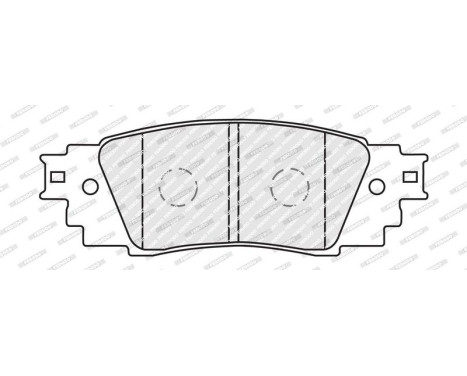 Brake pad set, disc brake FDB5122 Ferodo, Image 2