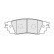 Brake pad set, disc brake FDB5122 Ferodo, Thumbnail 2