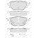 Brake pad set, disc brake FDB5125 Ferodo