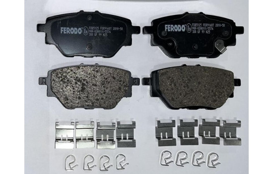 Brake pad set, disc brake FDB5125 Ferodo, Image 2