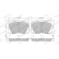 Brake pad set, disc brake FDB5149 Ferodo, Thumbnail 2