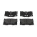 Brake pad set, disc brake FDB5149 Ferodo