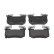 Brake pad set, disc brake FDB5150 Ferodo