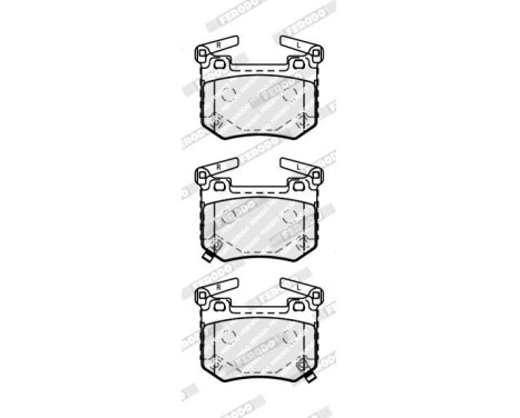 Brake pad set, disc brake FDB5150 Ferodo, Image 2
