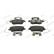 Brake pad set, disc brake FDB5154 Ferodo