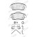 Brake pad set, disc brake FDB5154 Ferodo, Thumbnail 2