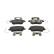 Brake pad set, disc brake FDB5154 Ferodo