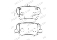 Brake pad set, disc brake FDB5157 Ferodo