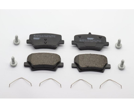 Brake pad set, disc brake FDB5157 Ferodo