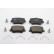 Brake pad set, disc brake FDB5157 Ferodo