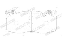 Brake pad set, disc brake FDB5172 Ferodo