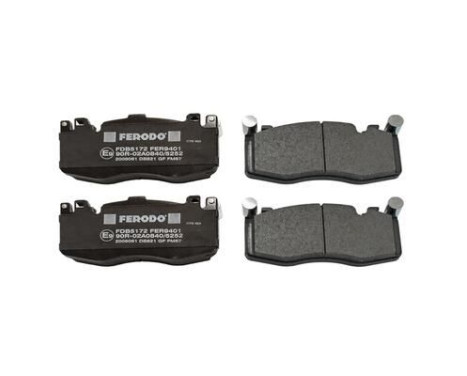 Brake pad set, disc brake FDB5172 Ferodo
