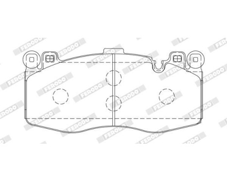 Brake pad set, disc brake FDB5172 Ferodo, Image 2