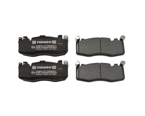 Brake pad set, disc brake FDB5172 Ferodo