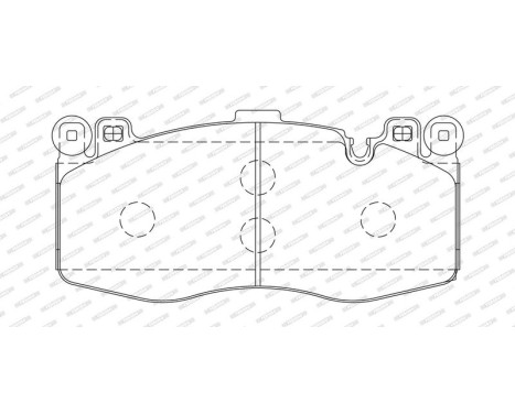 Brake pad set, disc brake FDB5172 Ferodo, Image 2