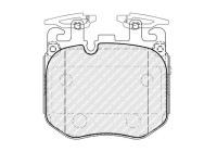 Brake pad set, disc brake FDB5173 Ferodo