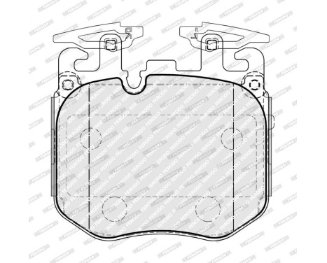 Brake pad set, disc brake FDB5173 Ferodo, Image 2