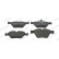 Brake pad set, disc brake FDB5178 Ferodo