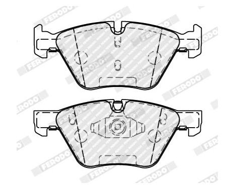 Brake pad set, disc brake FDB5178 Ferodo, Image 2