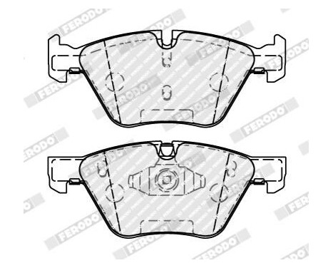 Brake pad set, disc brake FDB5178 Ferodo, Image 2