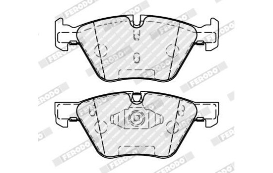 Brake pad set, disc brake FDB5178 Ferodo, Image 2