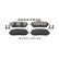 Brake pad set, disc brake FDB5179 Ferodo