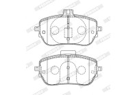Brake pad set, disc brake FDB5180 Ferodo