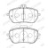 Brake pad set, disc brake FDB5180 Ferodo