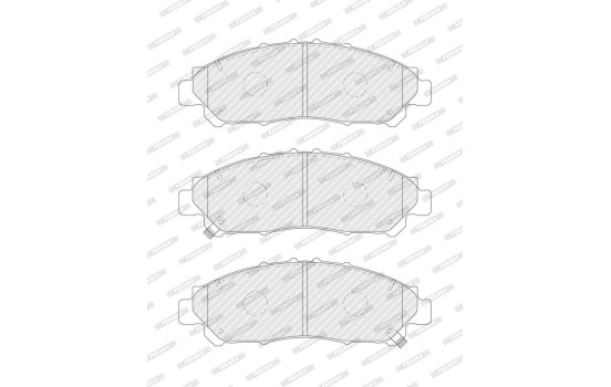 Brake pad set, disc brake FDB5182 Ferodo, Image 2