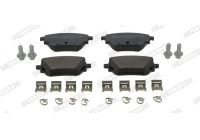 Brake pad set, disc brake FDB5183 Ferodo