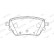 Brake pad set, disc brake FDB5183 Ferodo, Thumbnail 2