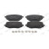 Brake pad set, disc brake FDB5192 Ferodo