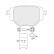 Brake pad set, disc brake FDB5196 Ferodo, Thumbnail 2